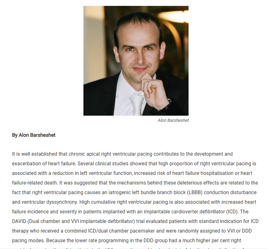 פרופ' אלון ברששת | מומחה לקרדיולוגיה והפרעות קצב